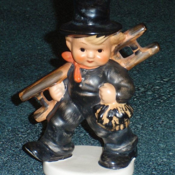 Goebel Hummel W. Germany Chimney Sweep KF40 Boy w/ Ladder 5 1/4" CHRISTMAS GIFT! - Picture 1 of 7
